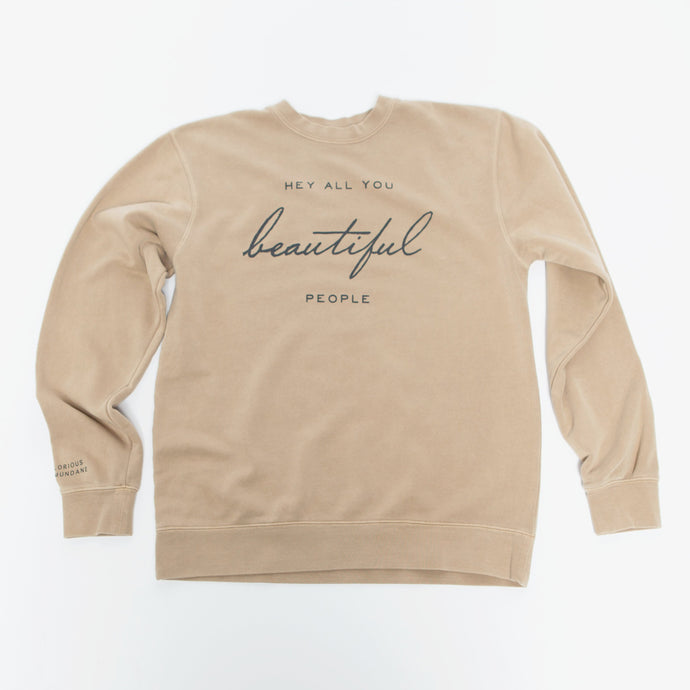 Beautiful People Crewneck Sweatshirt by Christy Nockels